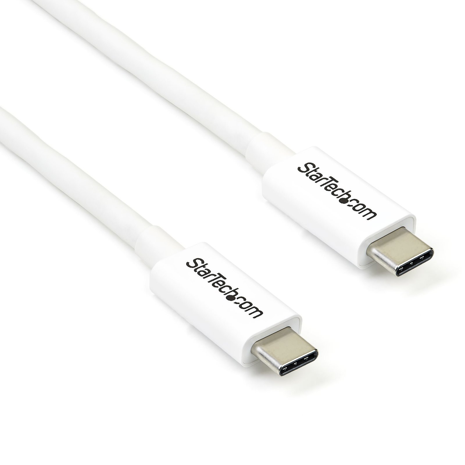 StarTech.com 6.6ft (2m) Thunderbolt 3 Cable, 20Gbps, 100W PD, 4K, Certified, Compatible with 4/USB TBLT3MM2MW