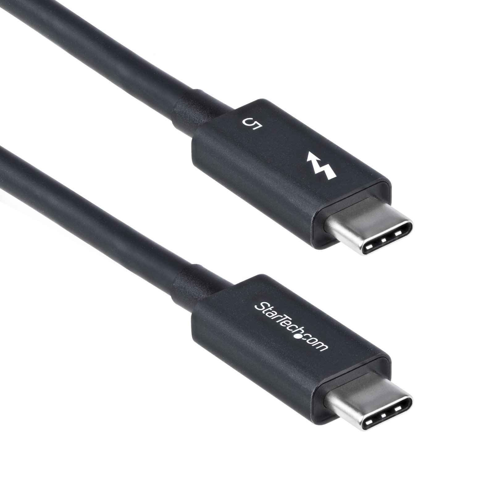 StarTech.com 2.6ft (80cm) Thunderbolt 5 Cable, 80Gbps/Up to 120Gbps, 240W PD, 8K 60Hz, Certified - TBLT5MM80CM240W
