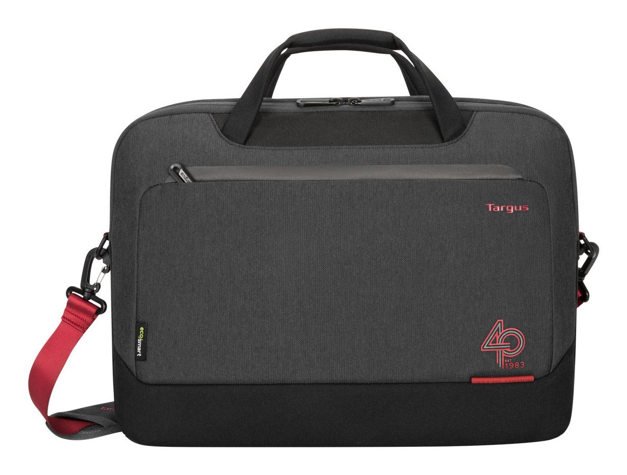 Targus TBT93904GL laptop case 39.6 cm (15.6") Briefcase Grey, Red