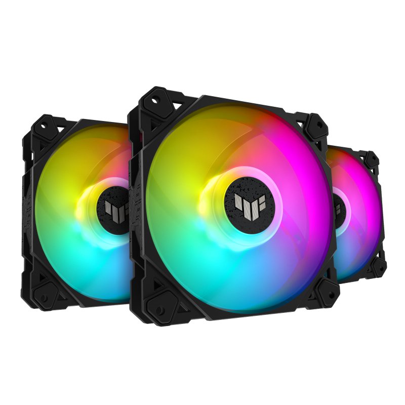 ASUS TUF GAMING TF120 ARGB 3IN1 Computer case Air cooler 12 cm Black TUFGAMINGTF120ARGB3IN1Fan