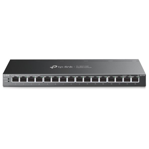 TP-Link 16-Port Gigabit Desktop Switch with PoE+ TL-SG116P