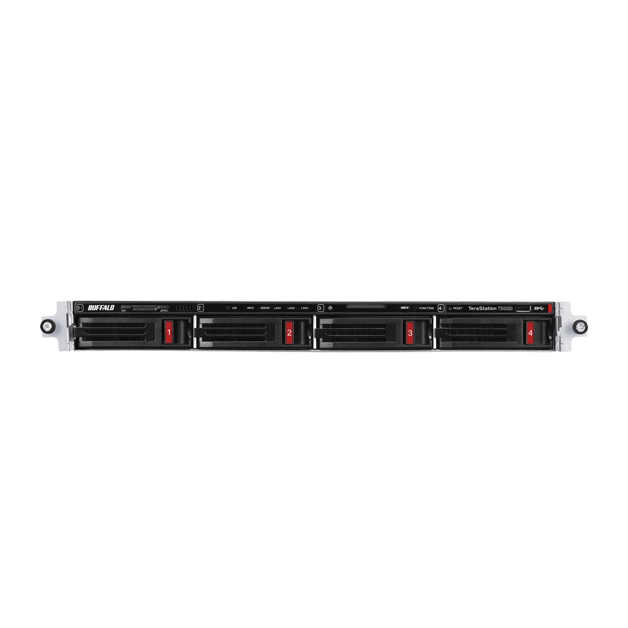 Buffalo Americas TeraStation TS51220RH NAS Rack (2U) Alpine AL524 16 GB DDR4 48 TB HDD Black TS51220RH4804
