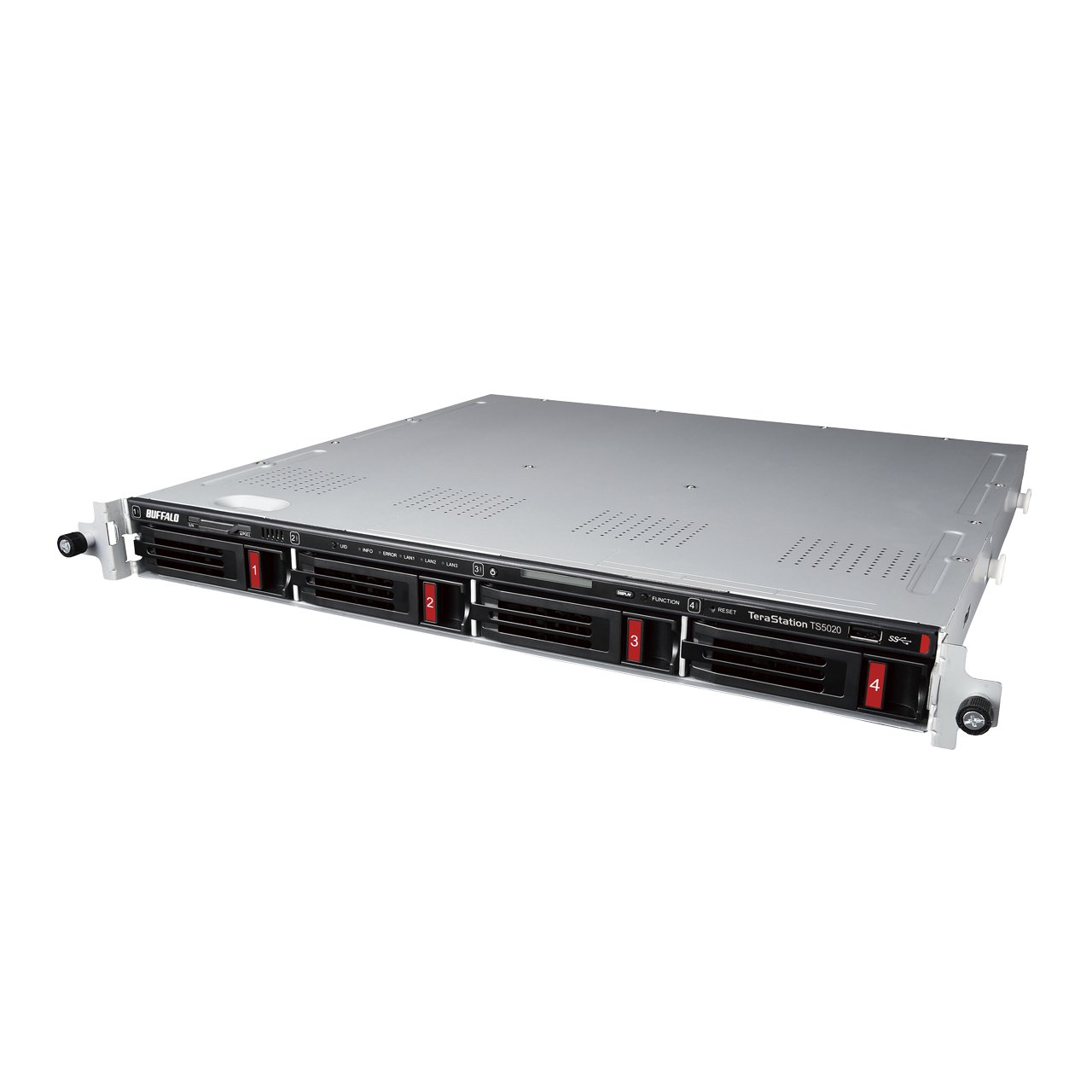 Buffalo Americas TeraStation TS5420RN NAS Rack (1U) Annapurna Labs 8 GB DDR4 16 TB HDD Black TS5420RN4804