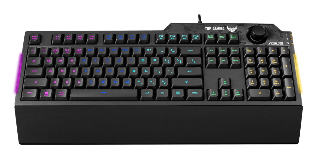 ASUS RA04 TUF GAMING K1/CA keyboard USB Black RA04TUFGAMINGK1/CA