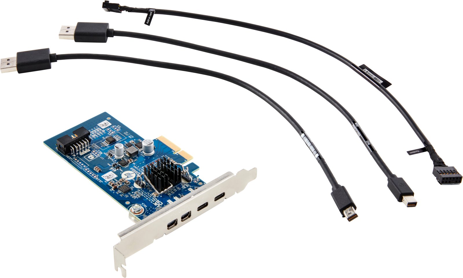 HP Crd Dual TBT4 PCIe x4 LP interface cards/adapter Internal 340L1AA