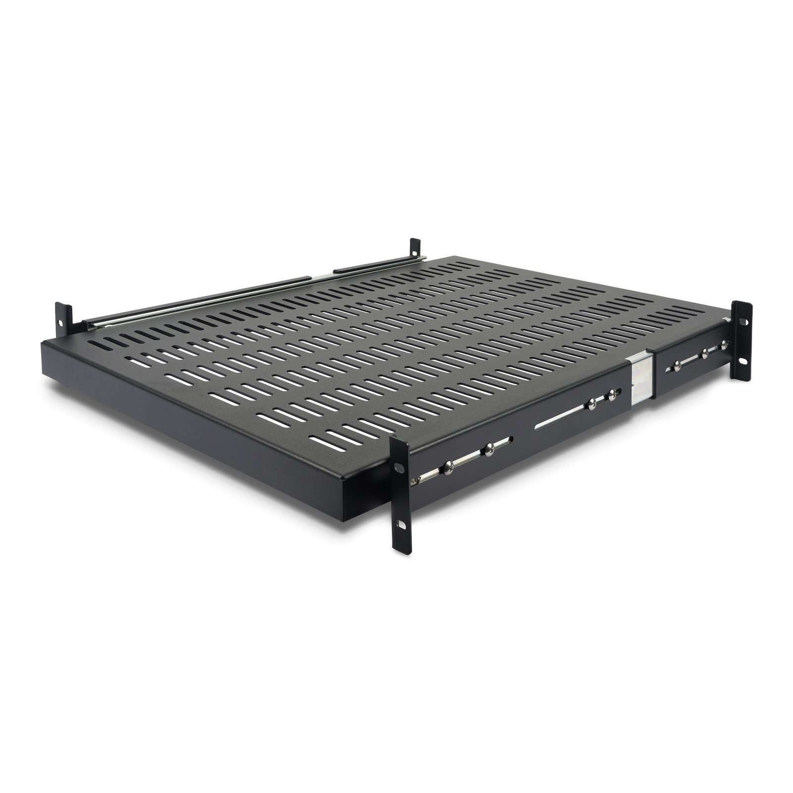 StarTech.com 2U Sliding Server Rack Mount Shelf - 20 to 30in Adjustable Mounting Depth - Vented - UNISLDSHF19