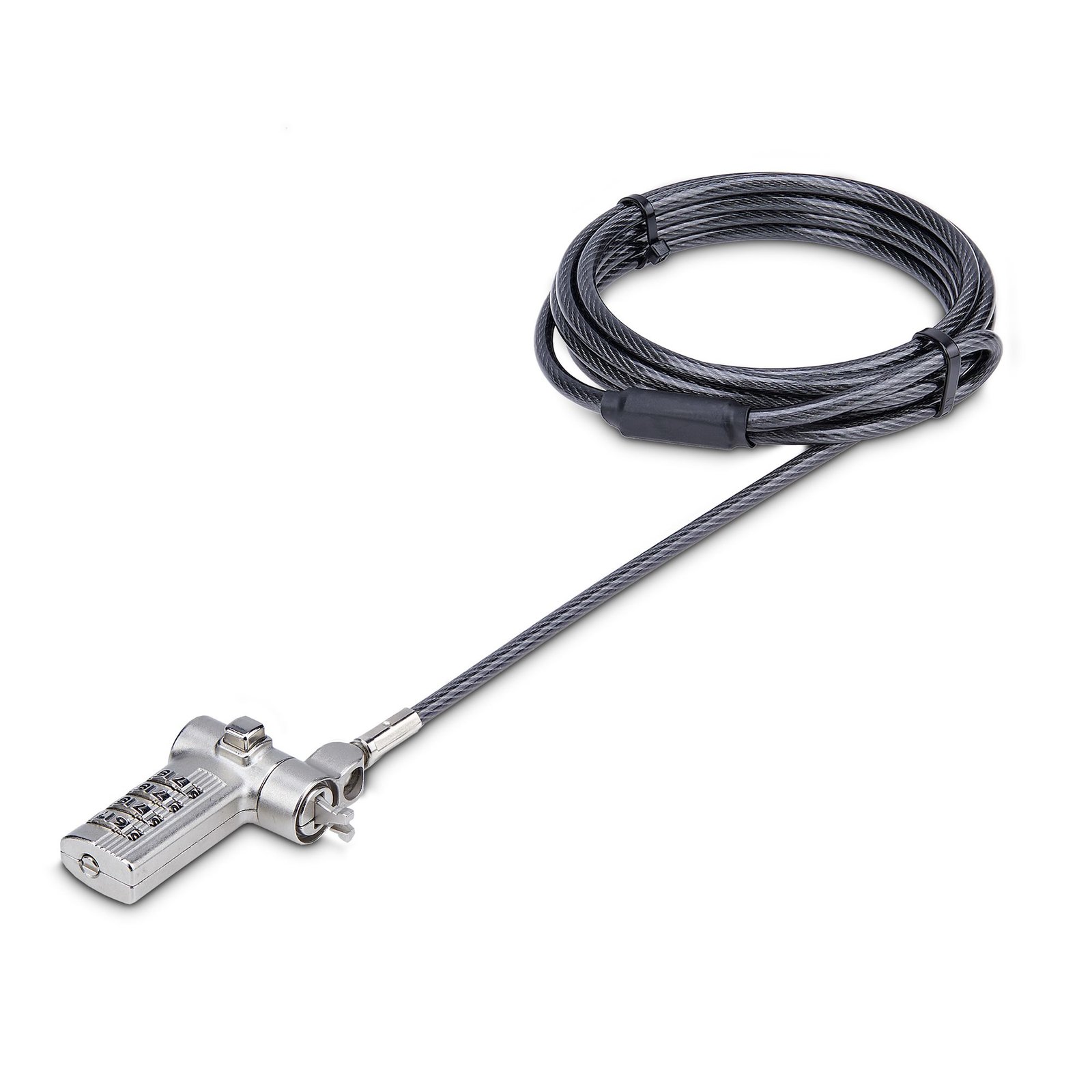 StarTech.com Universal Laptop Lock 6.6ft (2m), Security Cable For Notebook Compatible With Noble UNIVC4D-LAPTOP-LOCK