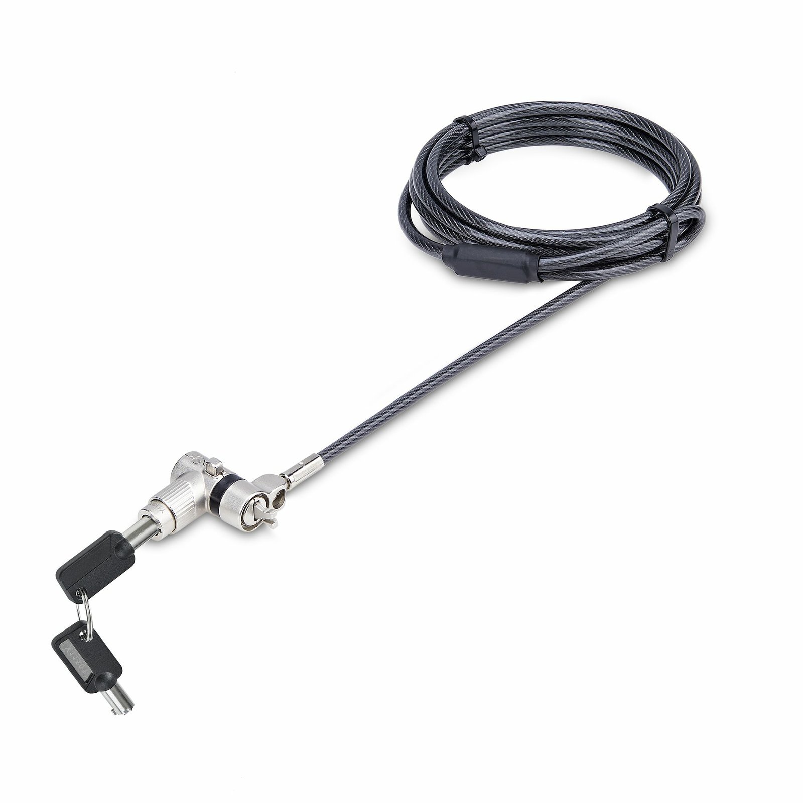 StarTech.com 25-Pack Universal Laptop Lock 6.6ft (2m), Master Keyed Locking Cable, Compatible UNIVMK25-LAPTOP-LOCK