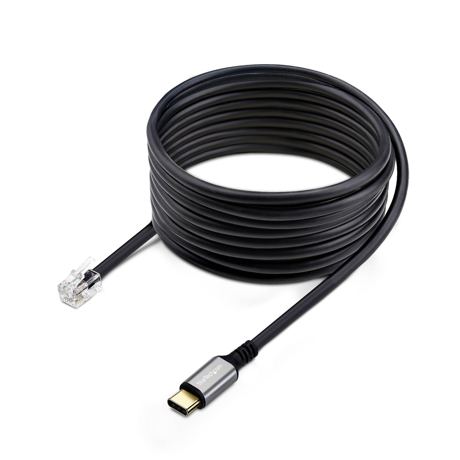 StarTech.com USB-C to RJ9 Adapter for Office Phone Handset or Wired/Wireless Headset, Use Existing UR9-HEADSET-ADAPTER
