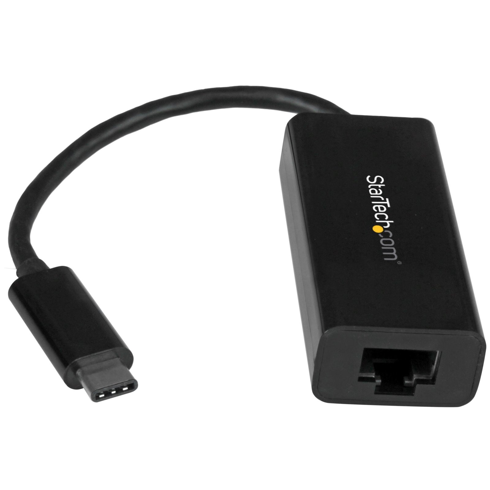 StarTech.com USB-C to Gigabit Ethernet Adapter, Black, Thunderbolt 3 / 4 Compatible, Windows & Mac, US1GC30B