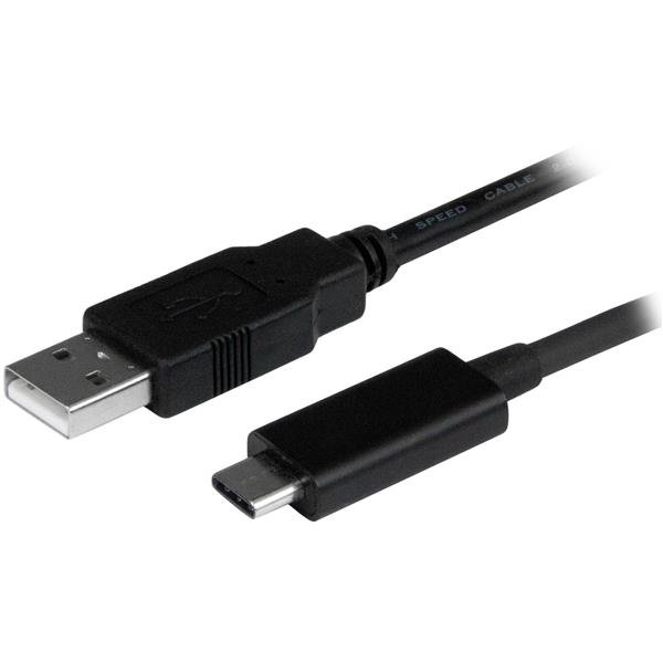 StarTech.com 3ft (1m) USB-A to USB-C Charging Cable, Charge & Sync, 3A, USB 2.0, USB-IF Certified - USB2AC1M
