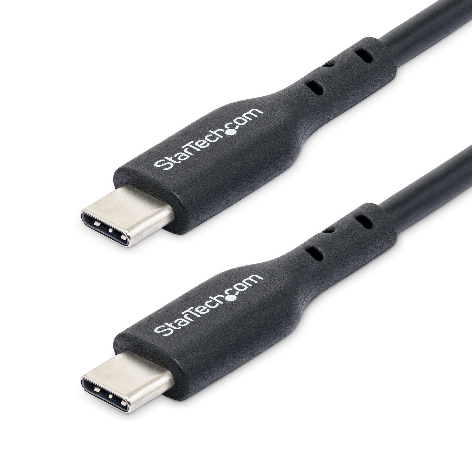 StarTech.com 2-Pack 6ft (1.8m) USB-C Charging Cable, Charge & Sync, 60W (3A) PD, USB 2.0 Laptop USB2CC6FBKE2PK