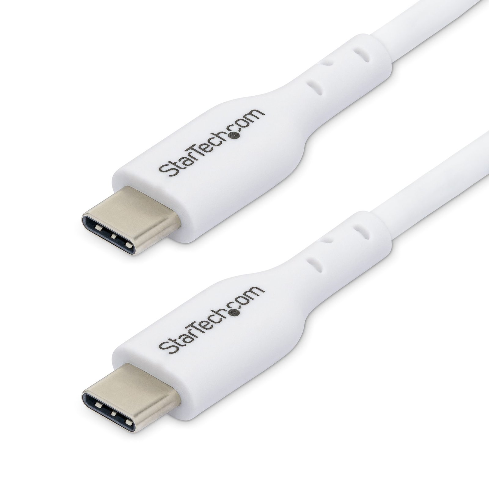 StarTech.com 2-Pack 6ft (1.8m) USB-C Charging Cable, Charge & Sync, 60W (3A) PD, USB 2.0 Laptop USB2CC6FWHE2PK