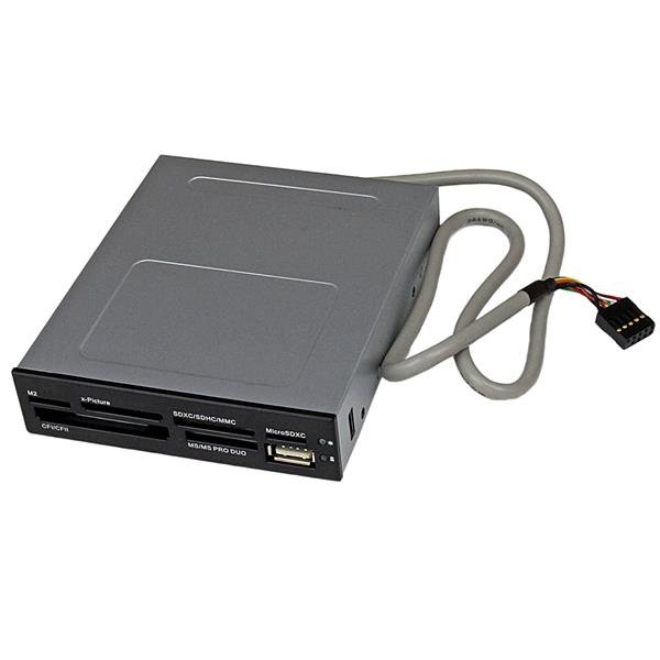 StarTech.com USB 2.0 Internal Multi-Card Reader / Writer - SD microSD CF - TAA 35FCREADBK3