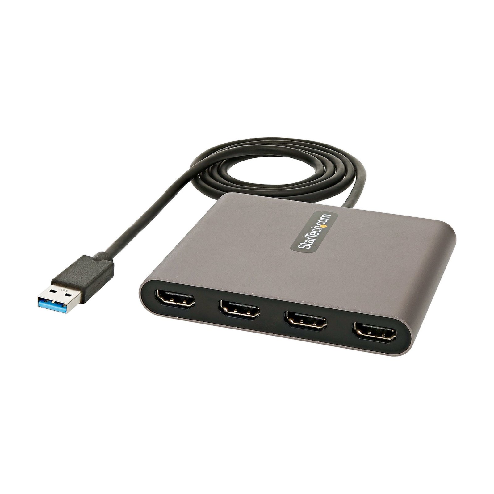 StarTech.com USB 3.0 to Quad HDMI Adapter, 4x Monitor Converter for Windows (no support USB32HD4