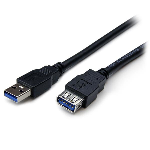 StarTech.com 6 ft Black SuperSpeed USB 3.0 (5Gbps) Extension Cable A to - M/F USB3SEXT6BK