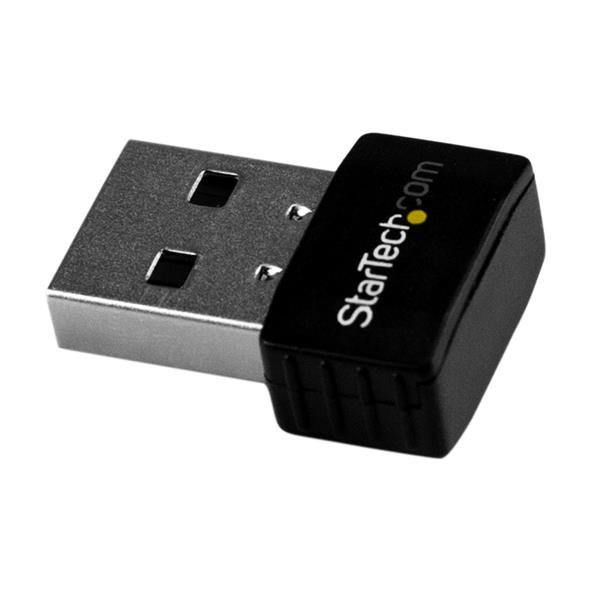 StarTech.com USB Wi-Fi Adapter - AC600 - Dual-Band Nano Wireless USB433ACD1X1