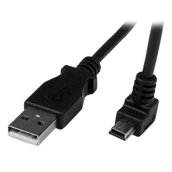 StarTech.com 2m Mini USB Cable - A to Down Angle B USBAMB2MD