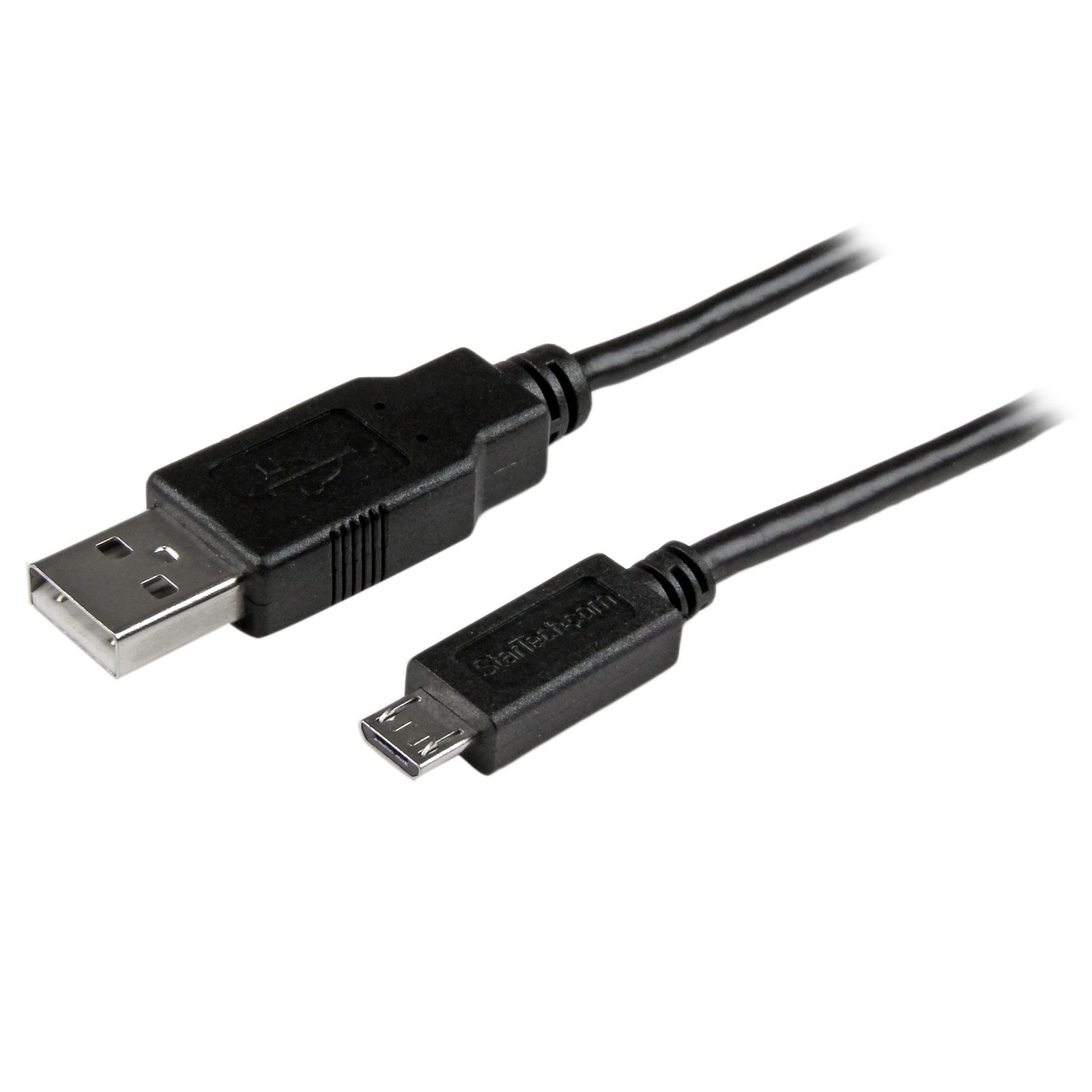 StarTech.com Long Micro-USB Charge-and-Sync Cable M/M - 24 AWG - 3 m (10 ft.) USBAUB3MBK