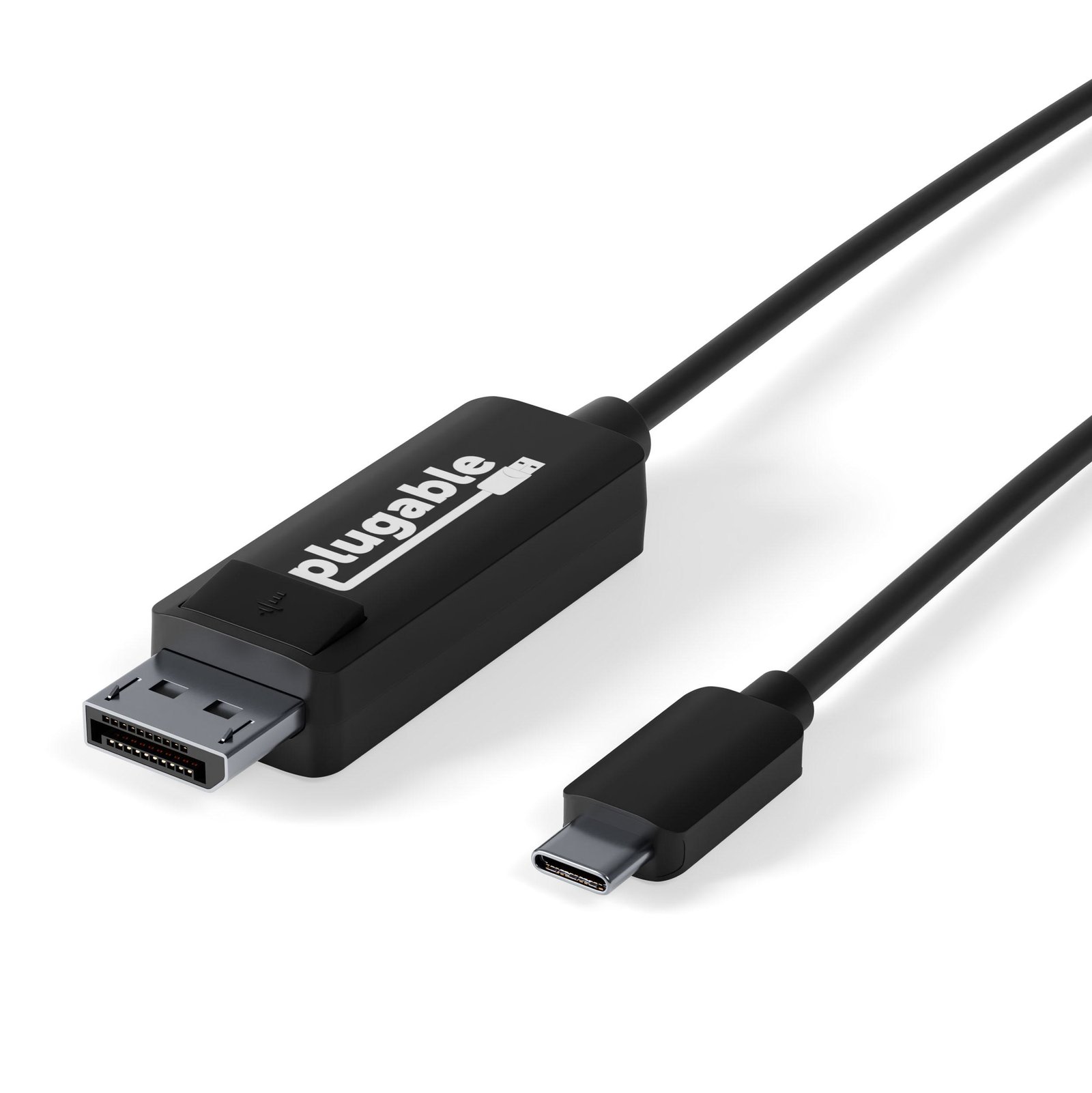 Plugable Technologies USB C to DisplayPort Cable 6 feet (1.8m), Up 4K at 60Hz, - Compatible with USBC-DP