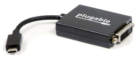 Plugable Technologies USB C to DVI Adapter - Connect Your USB-C Laptop a Display up 1920x1200 - USBC-DVI