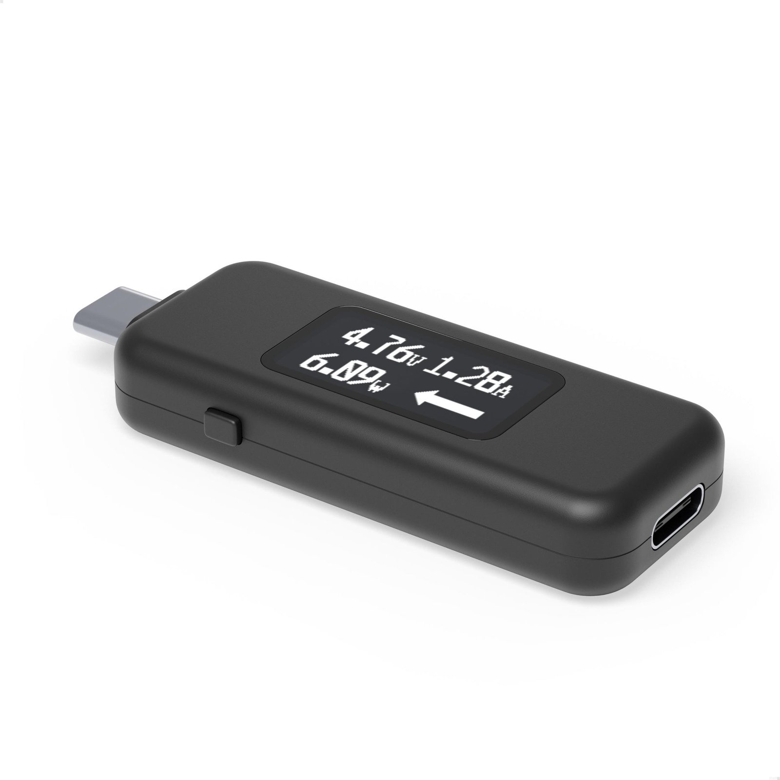 Plugable Technologies USB C Power Meter Tester for Monitoring USB-C Connections up to 240W - USBC-VAMETER3