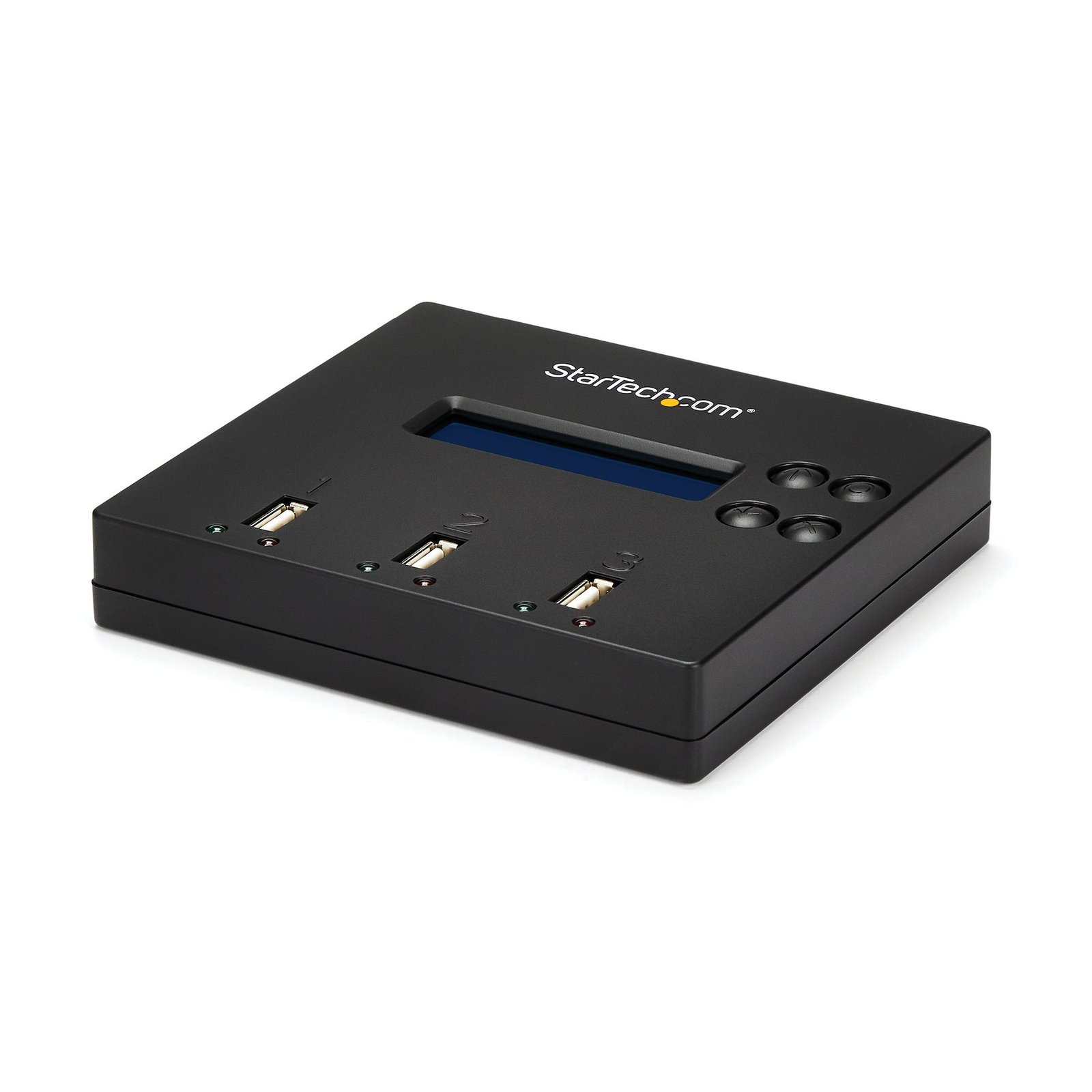 StarTech.com Standalone 1 to 2 USB Thumb Drive Duplicator and Eraser, Multiple Flash Copier, System USBDUP12