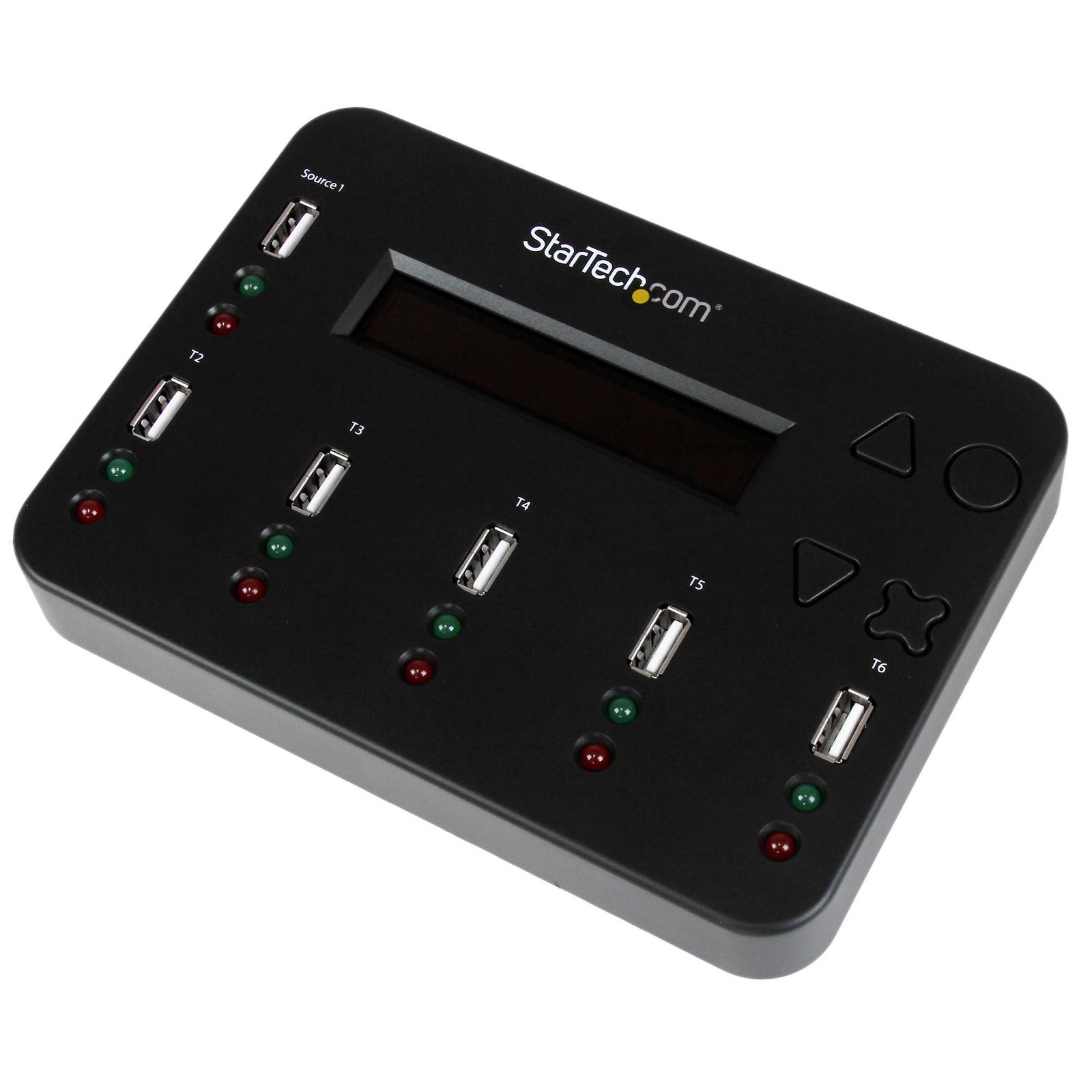 StarTech.com Standalone 1 to 5 USB Thumb Drive Duplicator and Eraser, Multiple Flash Copier, System USBDUP15