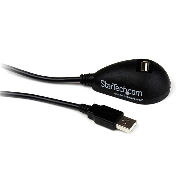 StarTech.com 5ft Desktop USB Extension Cable - A Male to Female USBEXTAA5DSK