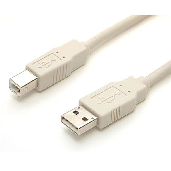 StarTech.com 10 ft Beige A to B USB 2.0 Cable - M/M USBFAB_10
