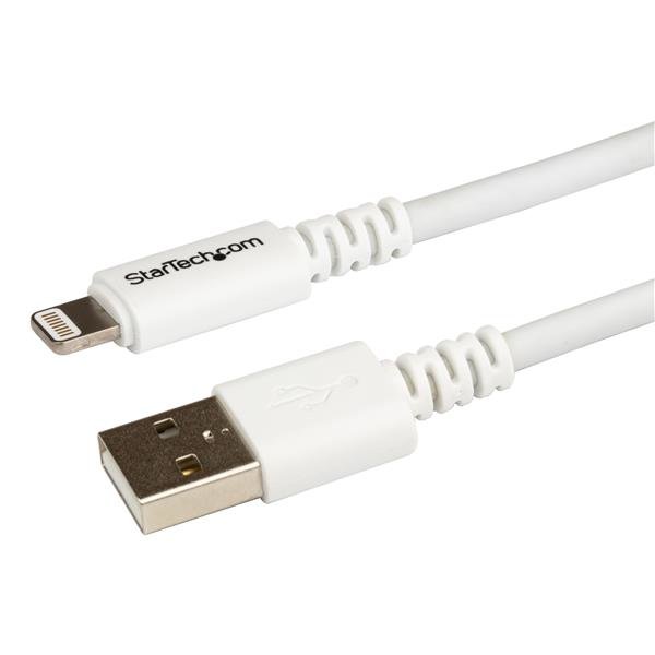 StarTech.com 3 m (10 ft.) USB to Lightning Cable - Long iPhone / iPad / iPod Charger - - Apple MFi USBLT3MW