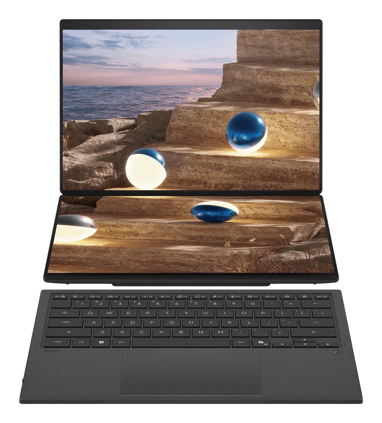 ASUS Zenbook Duo UX8407AA-DS99T Copilot+ PC Intel Core Ultra 9 386H Laptop 35.6 cm (14")