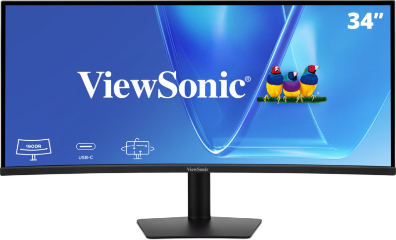 Viewsonic VG Series 34” UWQHD 21:9 IPS Curved Monitor with USB-C Hub VG3420C