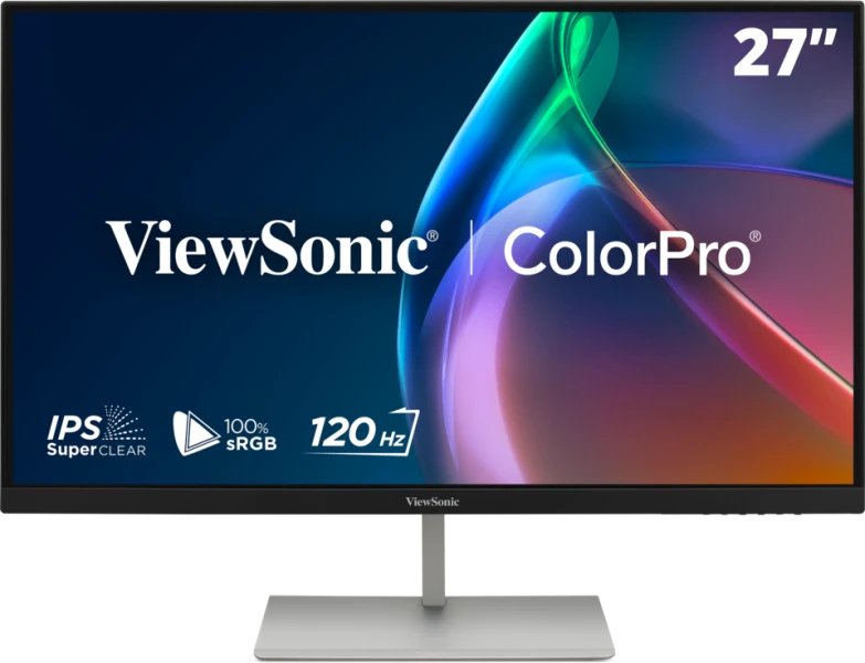 Viewsonic VP Series 27" 120Hz 2K QHD Pantone Validated 100% sRGB & Factory Calibrated Monitor with VP2766-2K