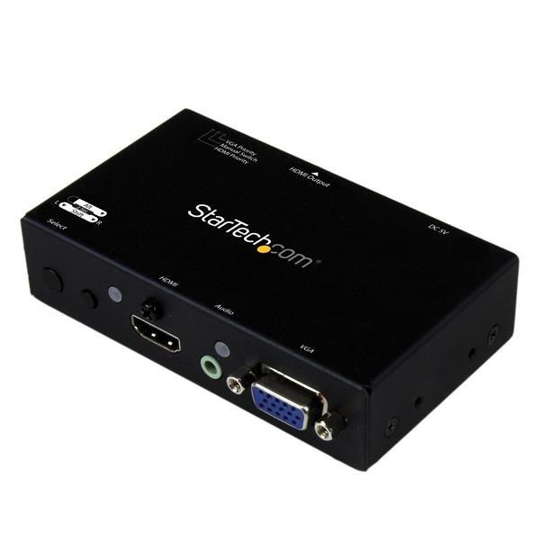 StarTech.com 2x1 HDMI + VGA to Converter Switch w/ Automatic and Priority Switching – 1080p - TAA VS221VGA2HD