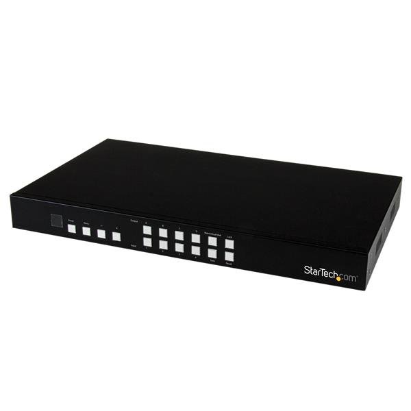 StarTech.com 4x4 HDMI Matrix Switch with Picture-and-Picture Multiviewer or Video Wall - TAA VS424HDPIP