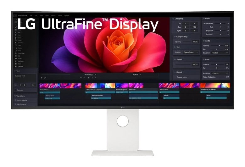 LG 40U990A-W computer monitor 101.6 cm (40") 5120 x 2160 pixels WUHD Black 40U990A-W.AUS