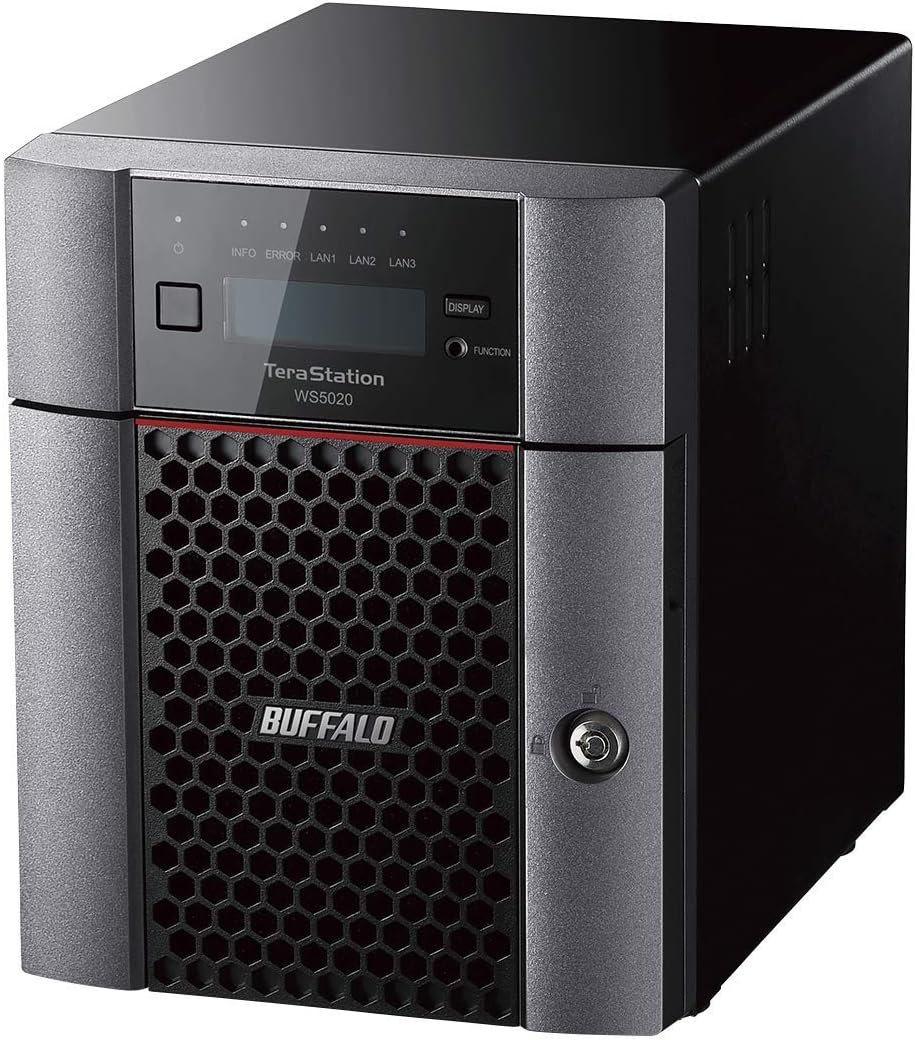 Buffalo Americas TeraStation WS5420DN NAS Desktop Intel Atom® C3338 8 GB DDR4 16 TB HDD Windows WS5420DN16W5
