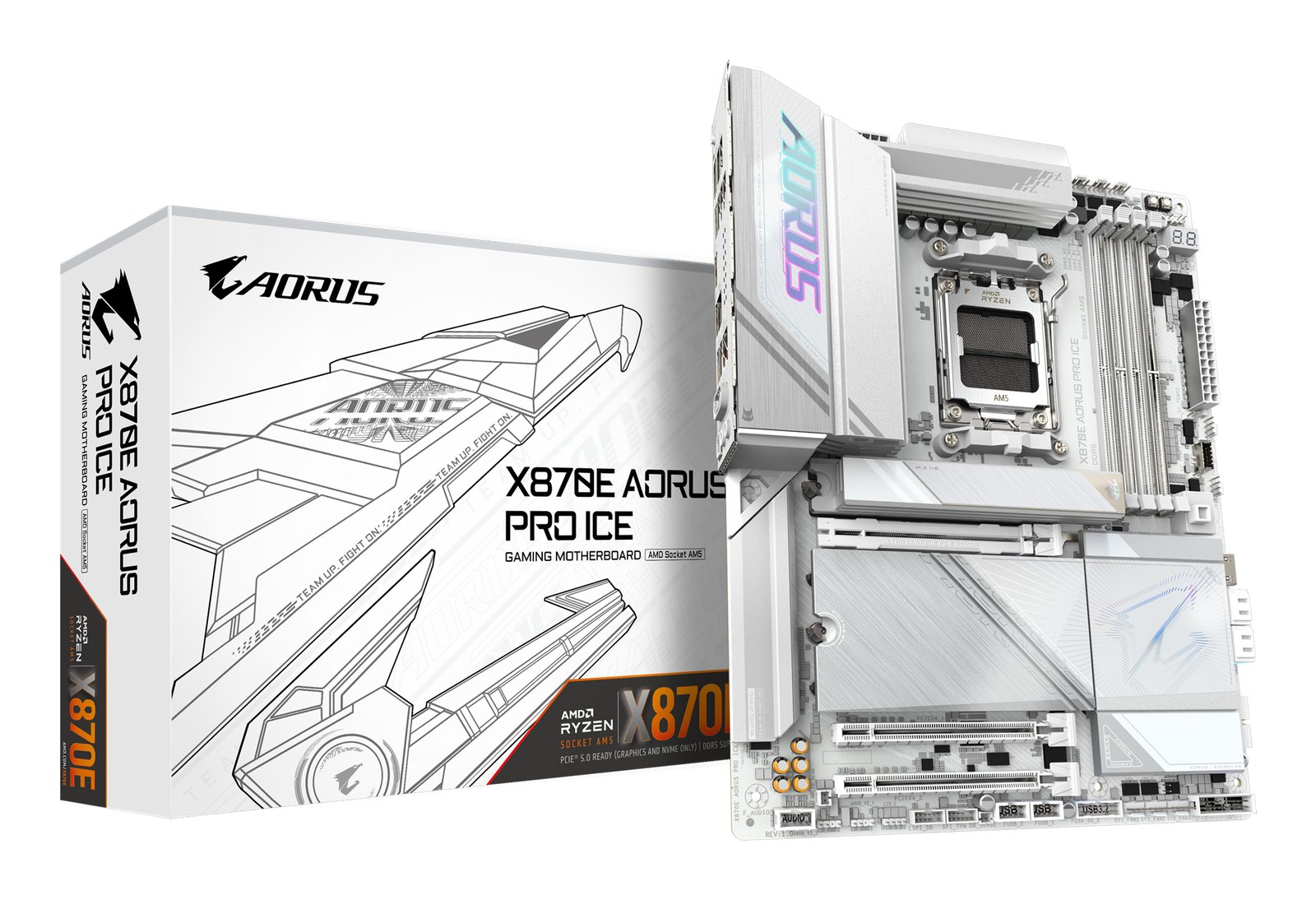 Gigabyte Technology X870E AORUS PRO ICE Motherboard X870E-AORUS-PRO-ICE