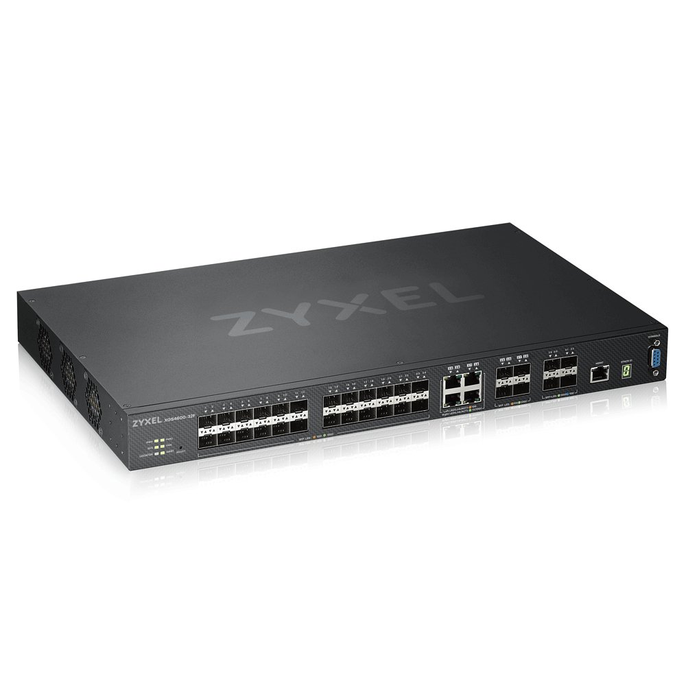 ZyXEL Communications XGS4600-32F network switch Managed L3 1U Black