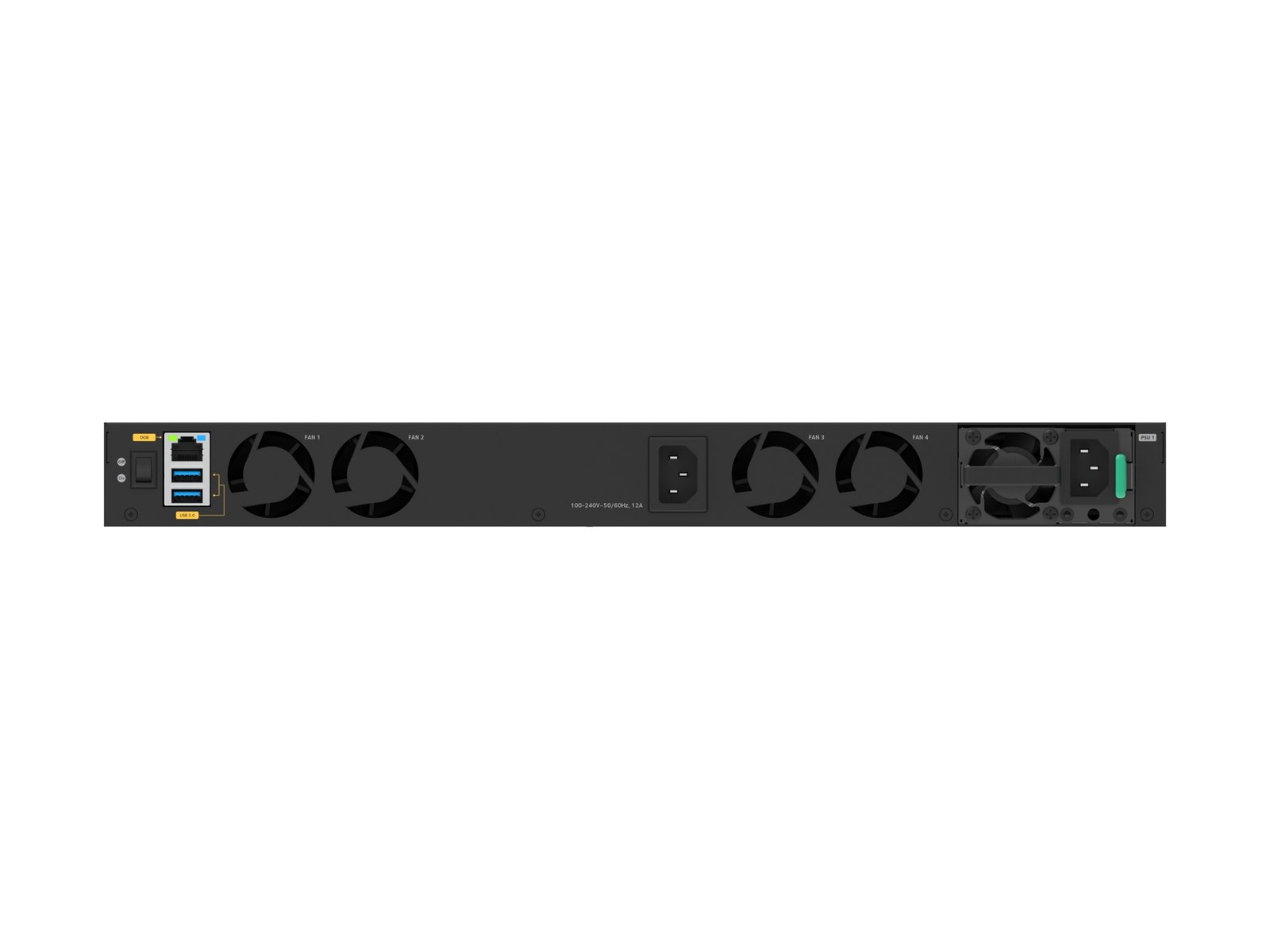 NETGEAR XSM4328CV Managed L3 10G Ethernet (100/1000/10000) Power over (PoE) 1U Black XSM4328CV-100NES