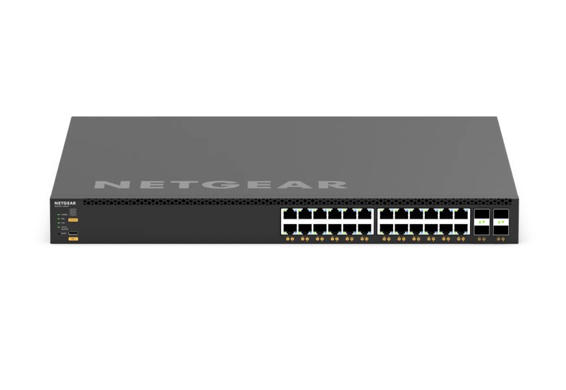 NETGEAR M4350-24X4V Managed L3 10G Ethernet (100/1000/10000) Power over (PoE) 1U Black XSM4328CV-TAANES