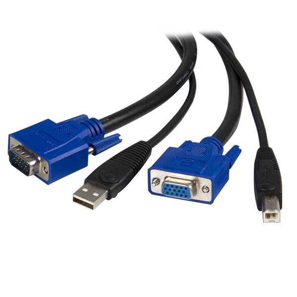 StarTech.com 6 ft 2-in-1 USB KVM Cable STA-SVUSB2N1_6