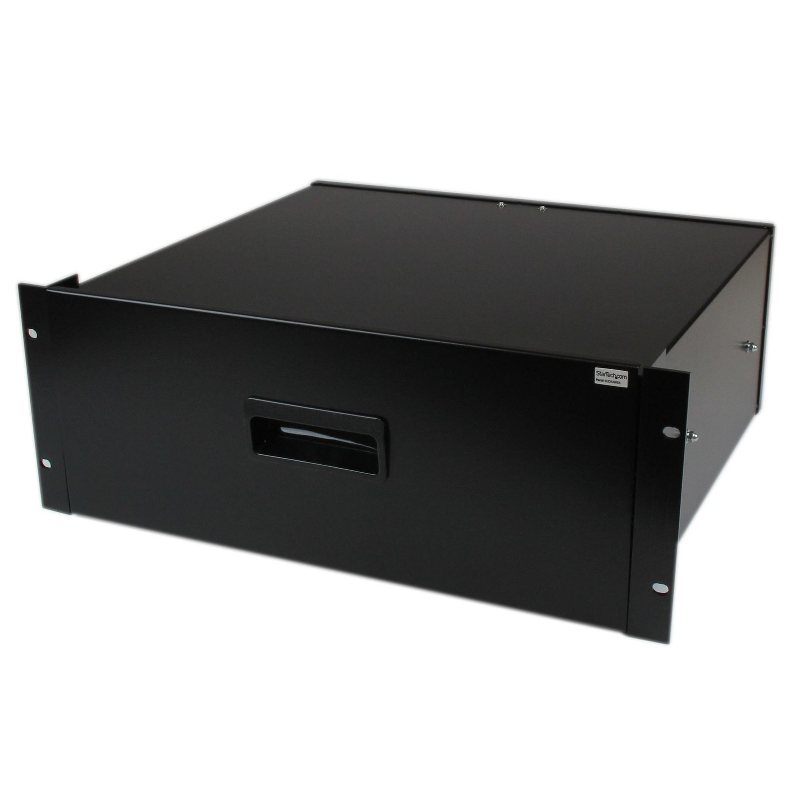 StarTech.com 4U Rack Mount Drawer - 55 lb (25 kg) - Steel Storage for 19" AV / Sever / Network STA-4UDRAWER
