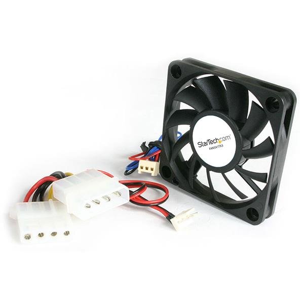 StarTech.com 50x10mm Replacement Ball Bearing Computer Case Fan TX3/LP4 Connector STA-FAN5X1TX3