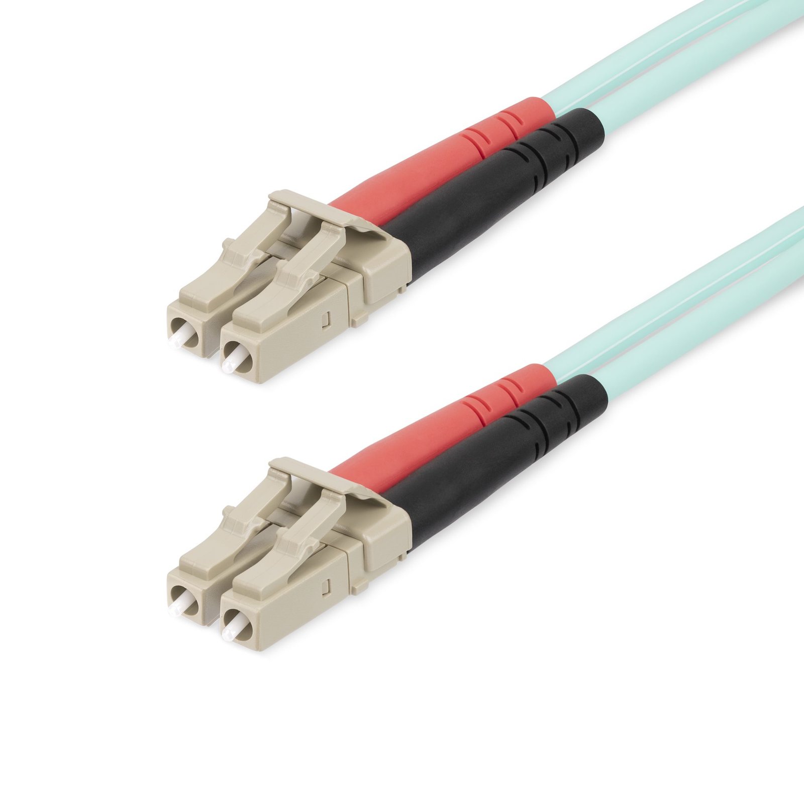 StarTech.com 20m (65ft) LC/UPC to OM4 Multimode Fiber Optic Cable, 50/125µm LOMMF/VCSEL Zipcord 450FBLCLC20
