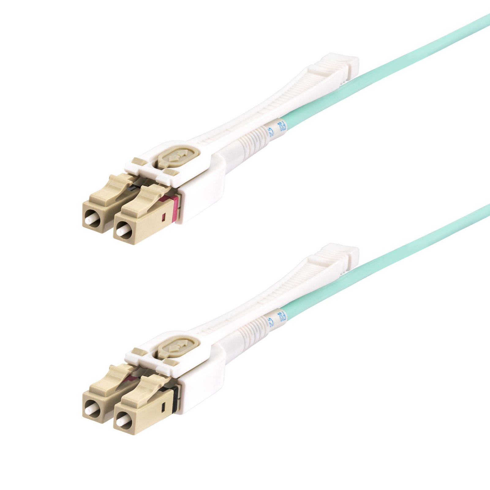 StarTech.com 8m (26.2ft) LC to (UPC) OM4 Multimode Fiber Optic Cable w/Push Pull Tabs, 50/125µm, 450FBLCLC8PP