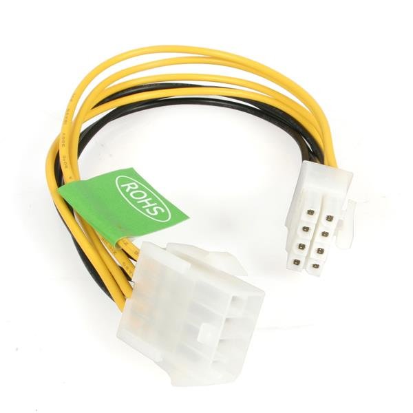 StarTech.com 8in EPS 8 Pin Power Extension Cable STA-EPS8EXT