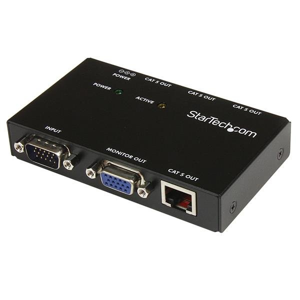 StarTech.com 4 Port VGA Over CAT5 Video Extender - 450ft (150m) - TAA STA-ST1214T