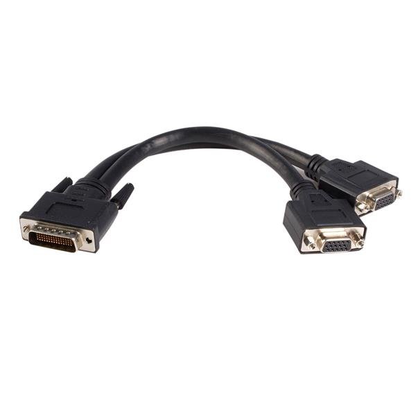 StarTech.com 8in LFH 59 Male to Dual Female VGA DMS Cable STA-DMSVGAVGA1
